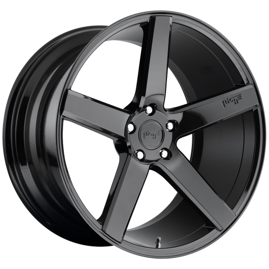 Niche 1PC M188 MILAN 20x8.5 35 5x114.3/5x4.5 GLOSS BLACK
