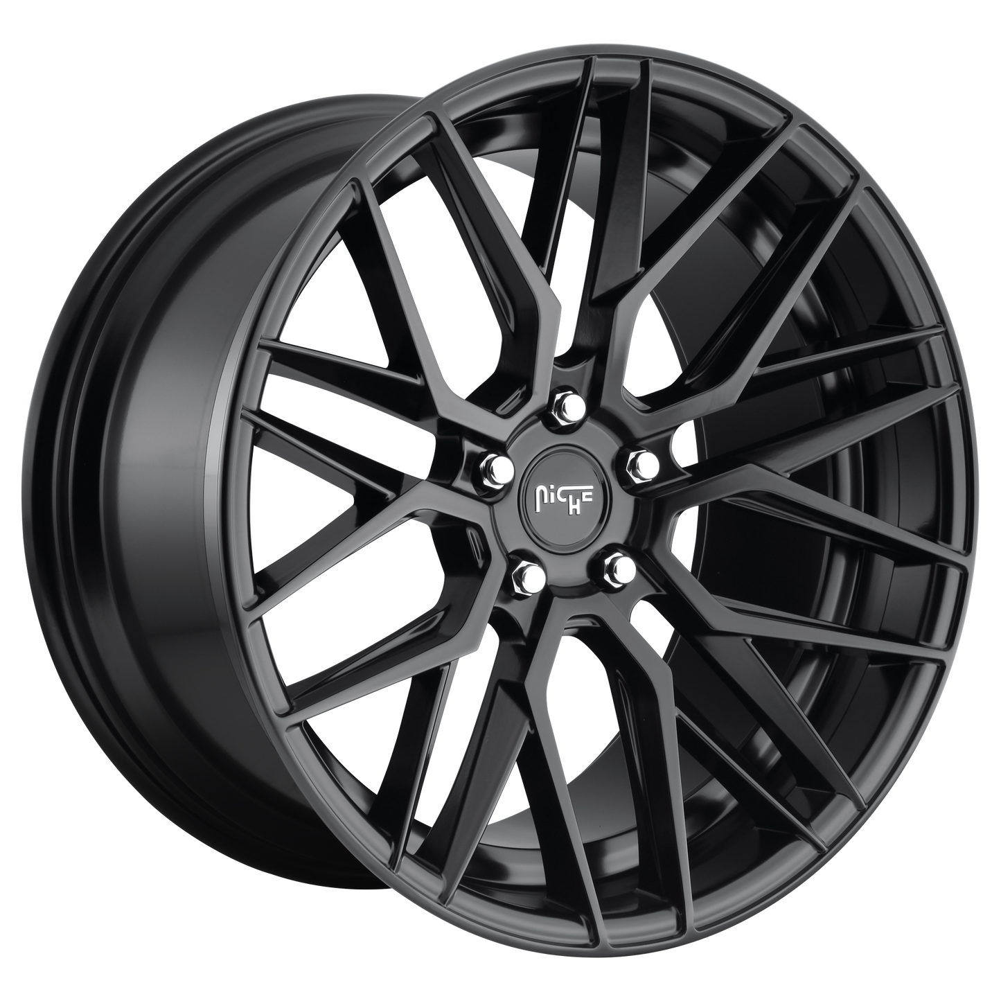 Niche 1PC M190 GAMMA 19X8.5 42 5X112 MATTE BLACK