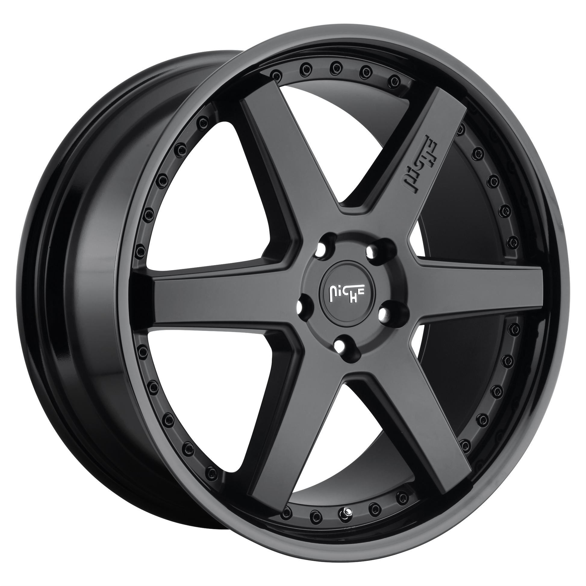 Niche 1PC M192 ALTAIR 20x10.5 20 5x115/5x115 GLOSS BLACK MATTE BLACK
