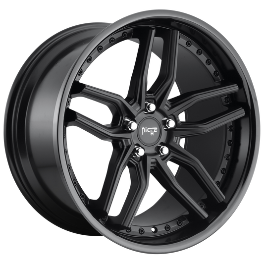 Niche 1PC M194 METHOS 20x10.5 40 5x114.3/5x4.5 GLOSS BLACK MATTE BLACK
