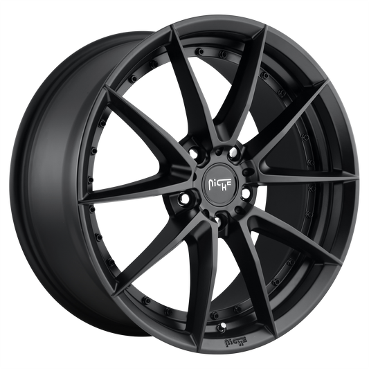 Niche 1PC M196 SECTOR 20x9 35 5x114.3/5x4.5 MATTE BLACK