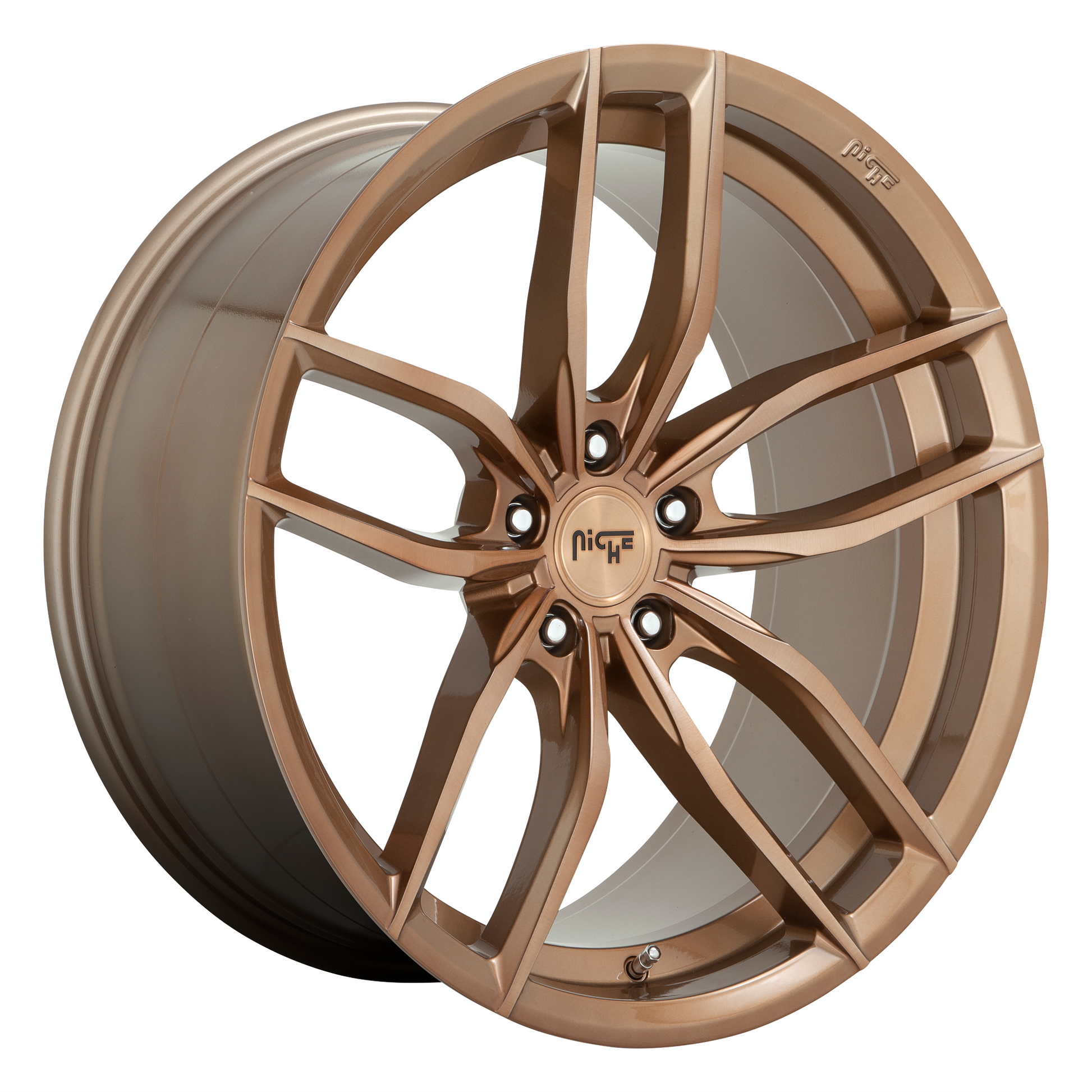 Niche 1PC M202 VOSSO 20X9 38 5X112 GLOSSY BRONZE BRUSHED