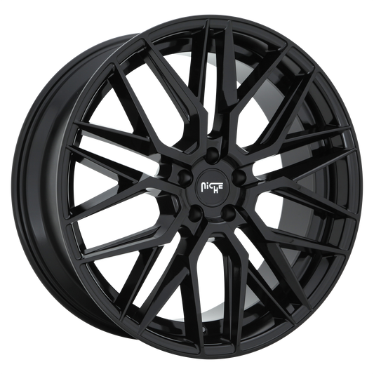Niche 1PC M224 GAMMA 19x9.5 35 5X120/5X4.72 GLOSS BLACK