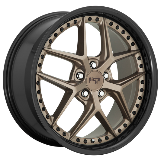 Niche 1PC M227 VICE 20x9 35 5x114.3/5x4.5 MATTE BRONZE BLACK BEAD RING