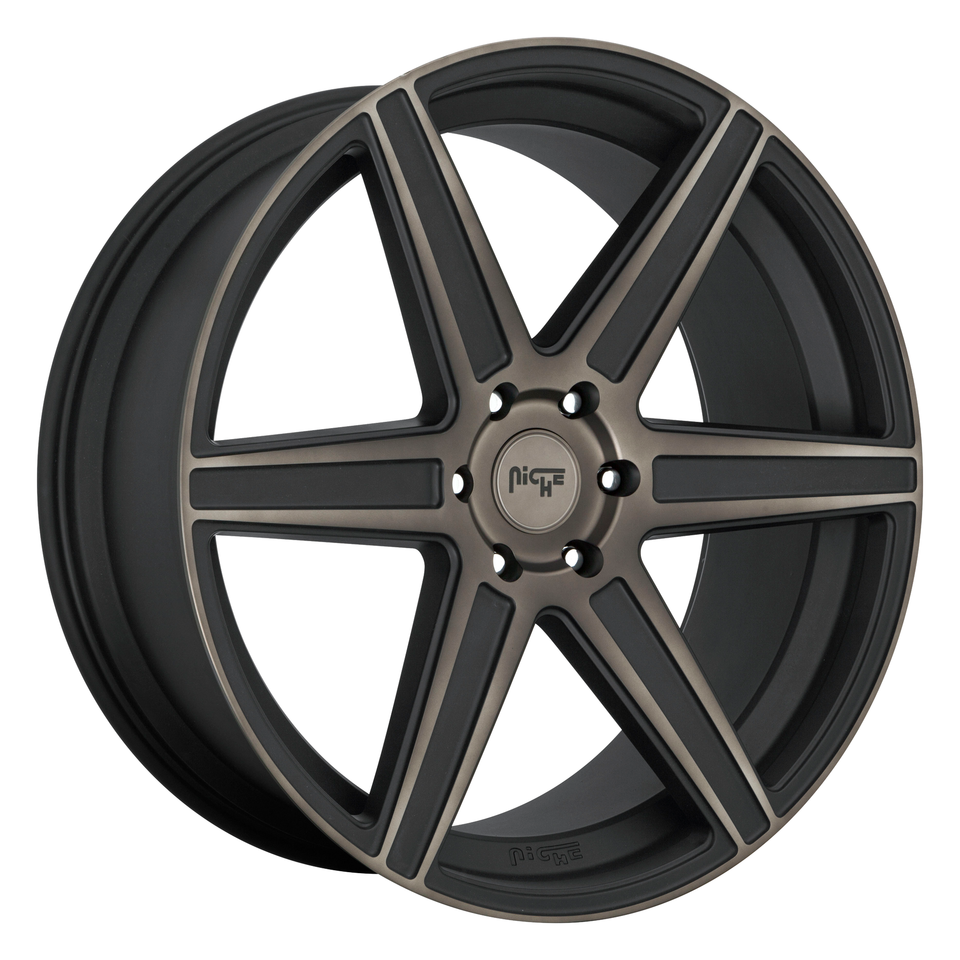 Niche 1PC M236 CARINA 24x10 30 5x150/5x150 MATTE MACHINED DOUBLE DARK TINT