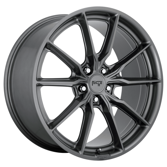 Niche 1PC M239 RAINIER 22x9 38 5X120/5X4.72 MATTE ANTHRACITE