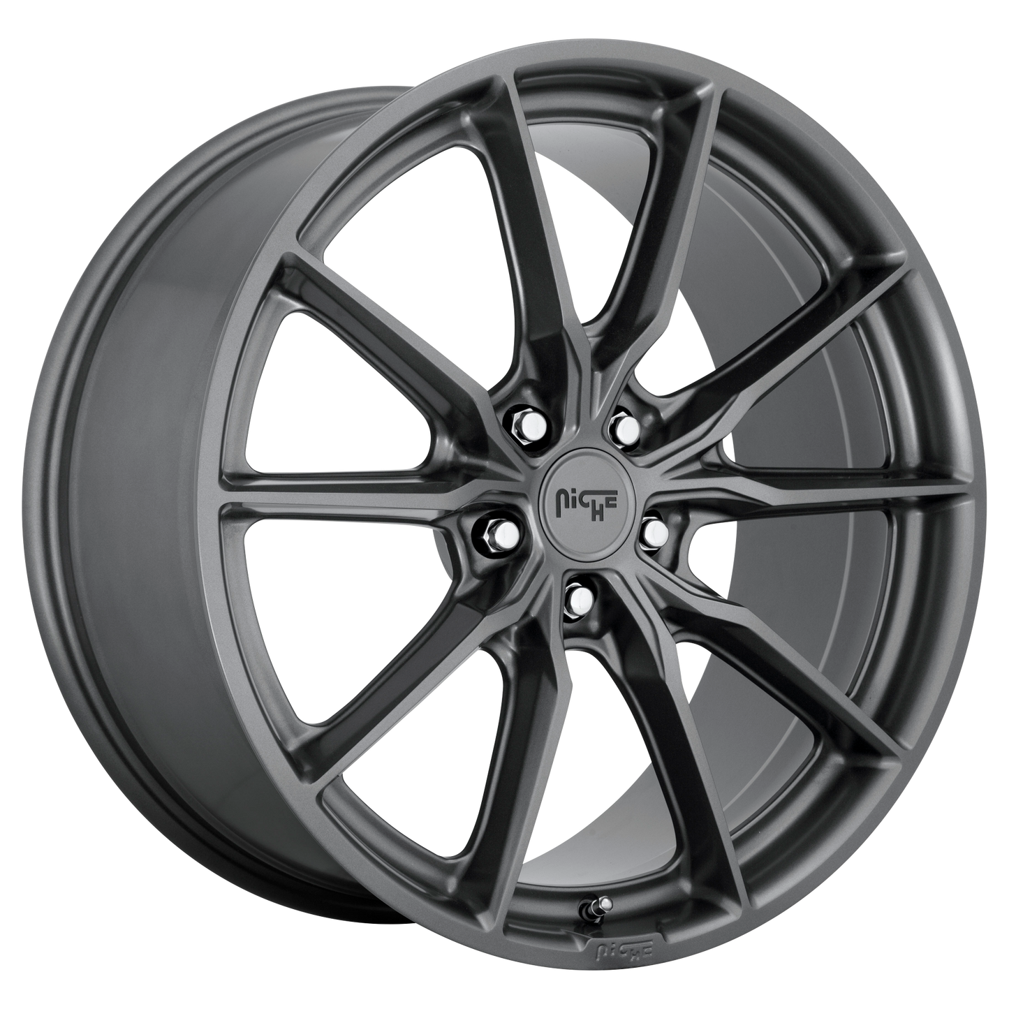 Niche 1PC M239 RAINIER 22x10.5 40 5X120/5X4.72 MATTE ANTHRACITE
