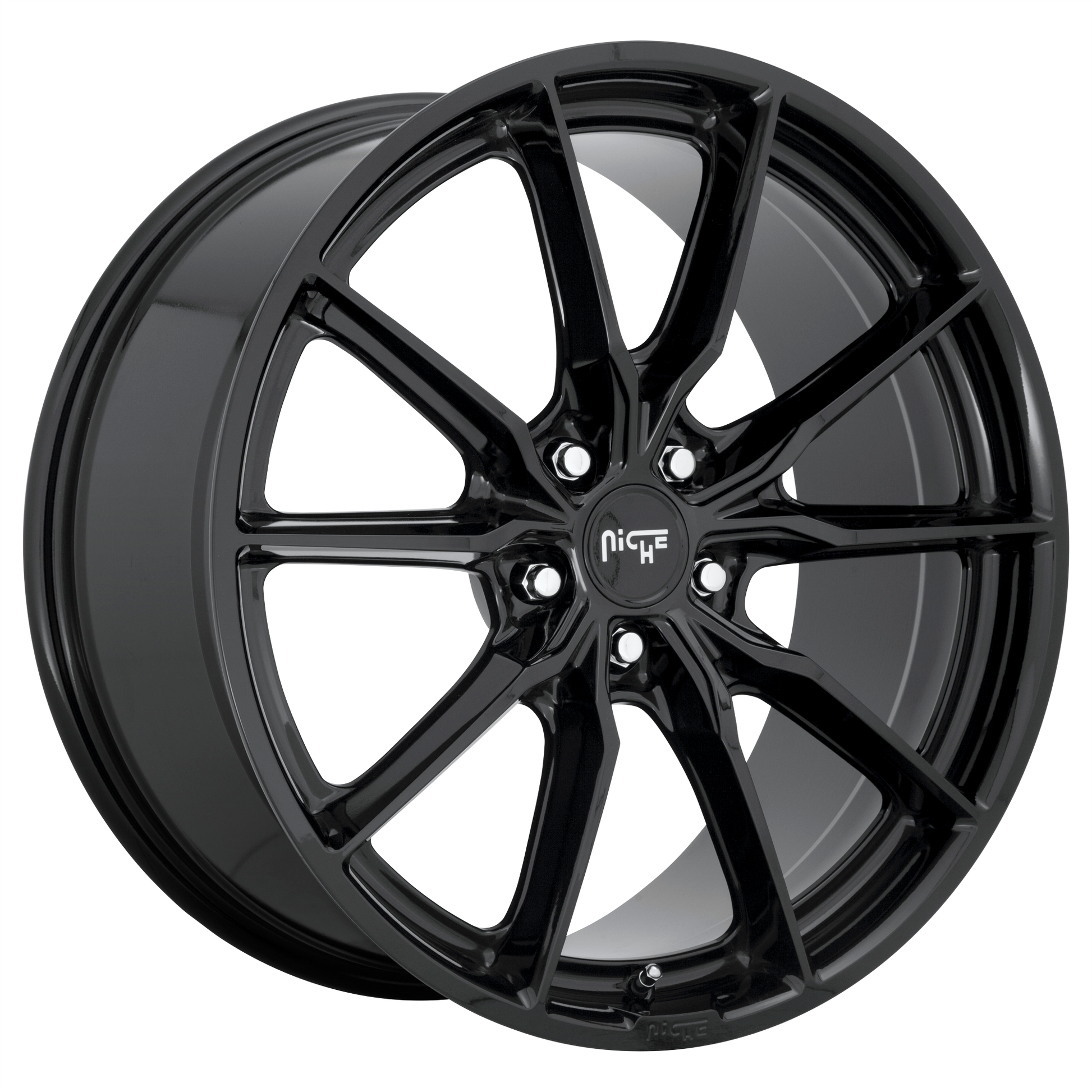 Niche 1PC M240 RAINIER 19x8.5 35 5X120/5X4.72 GLOSS BLACK