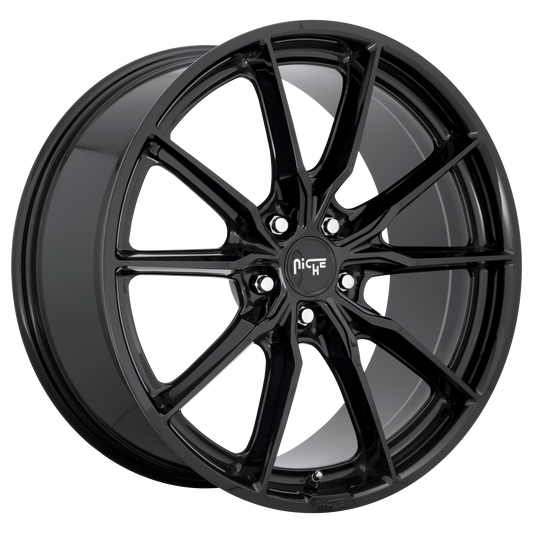 Niche 1PC M240 RAINIER 19x8.5 35 5X120/5X4.72 GLOSS BLACK