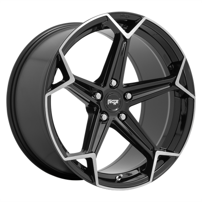 Niche 1PC N259 ARROW 20X10.5 40 5X112 GLOSS BLACK BRUSHED