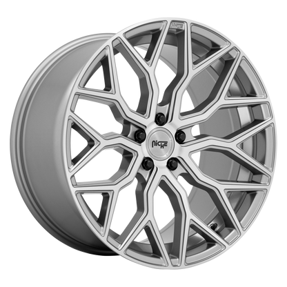 Niche 1PC M265 MAZZANTI 20X10.5 40 5X112 ANTHRACITE BRUSHED TINT CLEAR