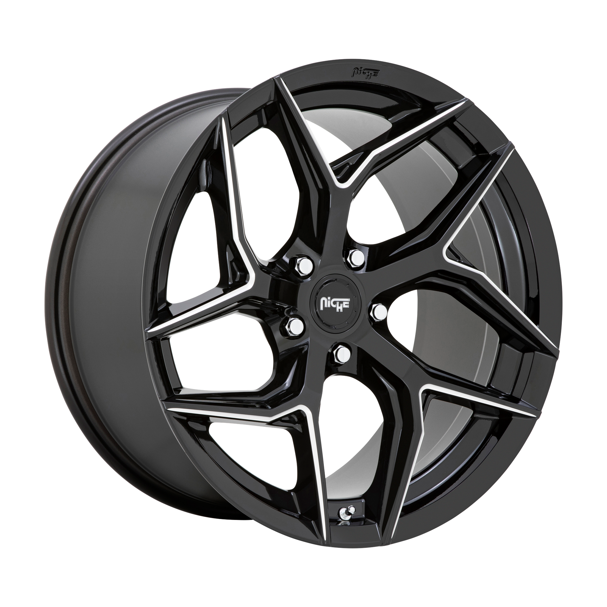 Niche 1PC M266 TORSION 20X10.5 40 5X112 GLOSS BLACK MILLED