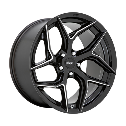 Niche 1PC M266 TORSION 20X10.5 40 5X112 GLOSS BLACK MILLED