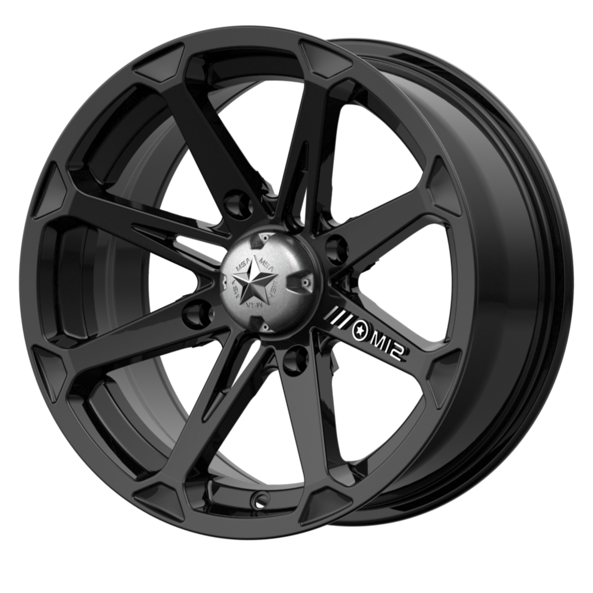 MSA Offroad Wheels M12 DIESEL 20x7 10 4x137/4x137 Gloss Black