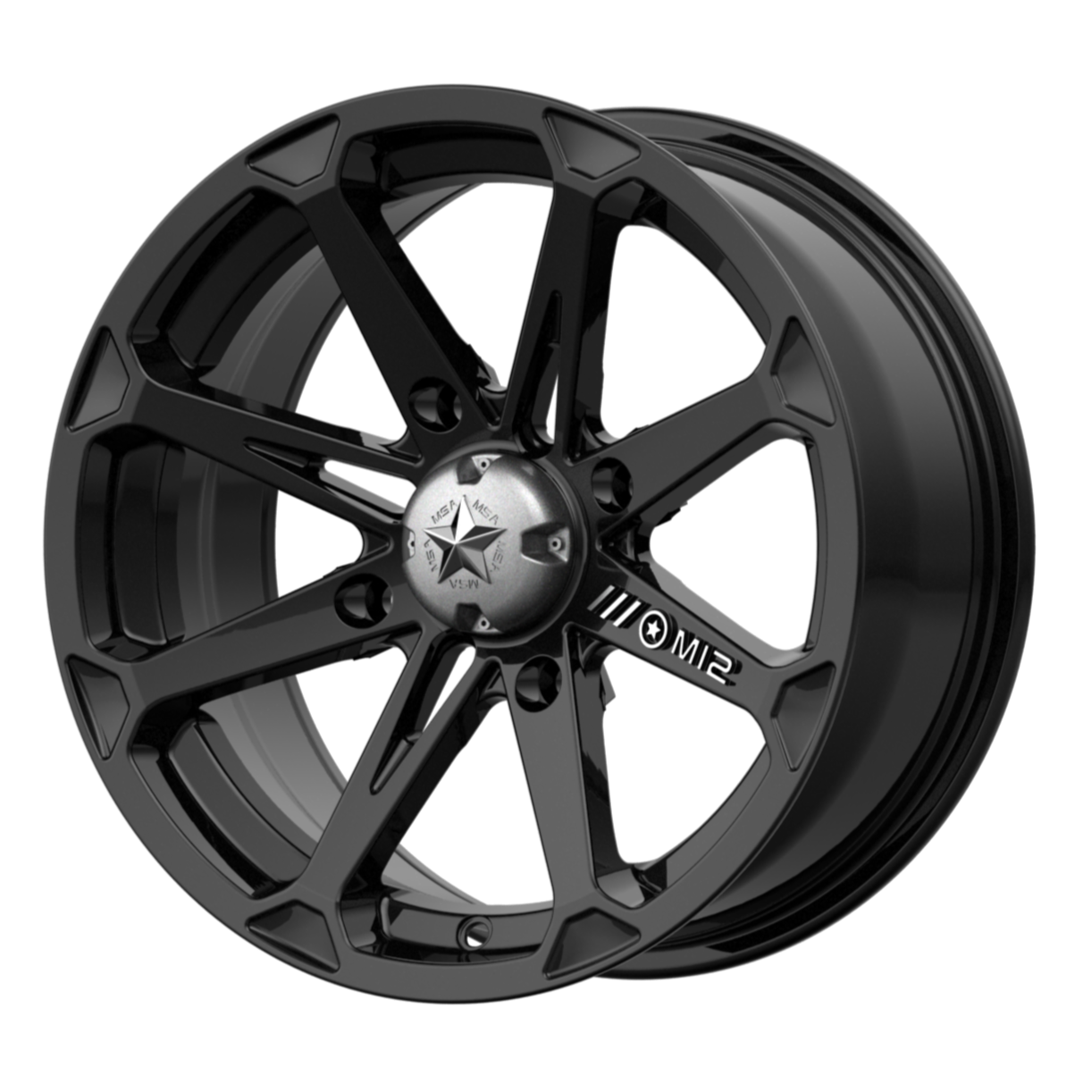 MSA Offroad Wheels M12 DIESEL 15x7 10 4x137/4x137 Gloss Black