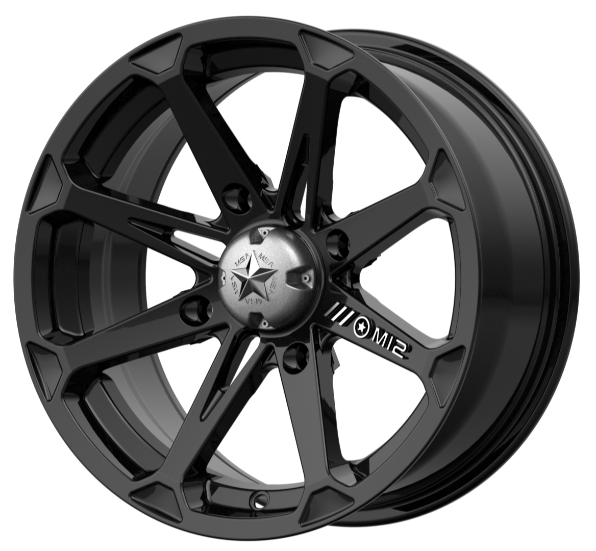 MSA Offroad Wheels M12 DIESEL 22x7 10 4x137/4x137 Gloss Black