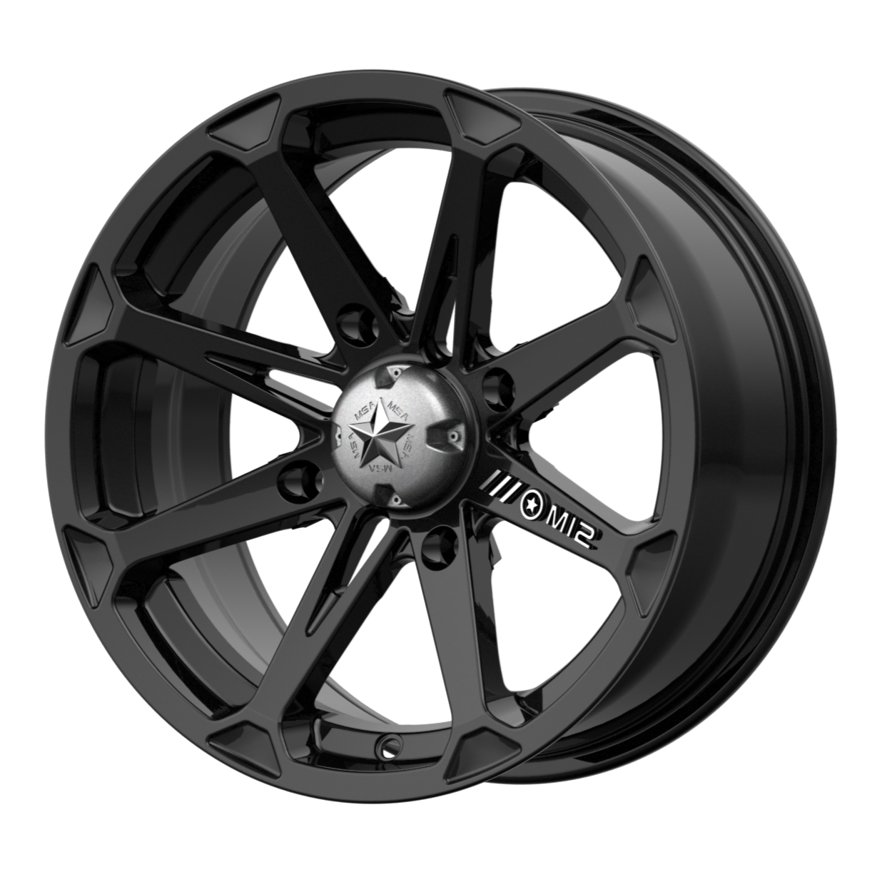 MSA Offroad Wheels M12 DIESEL 15x7 10 4x156/4x156 Gloss Black