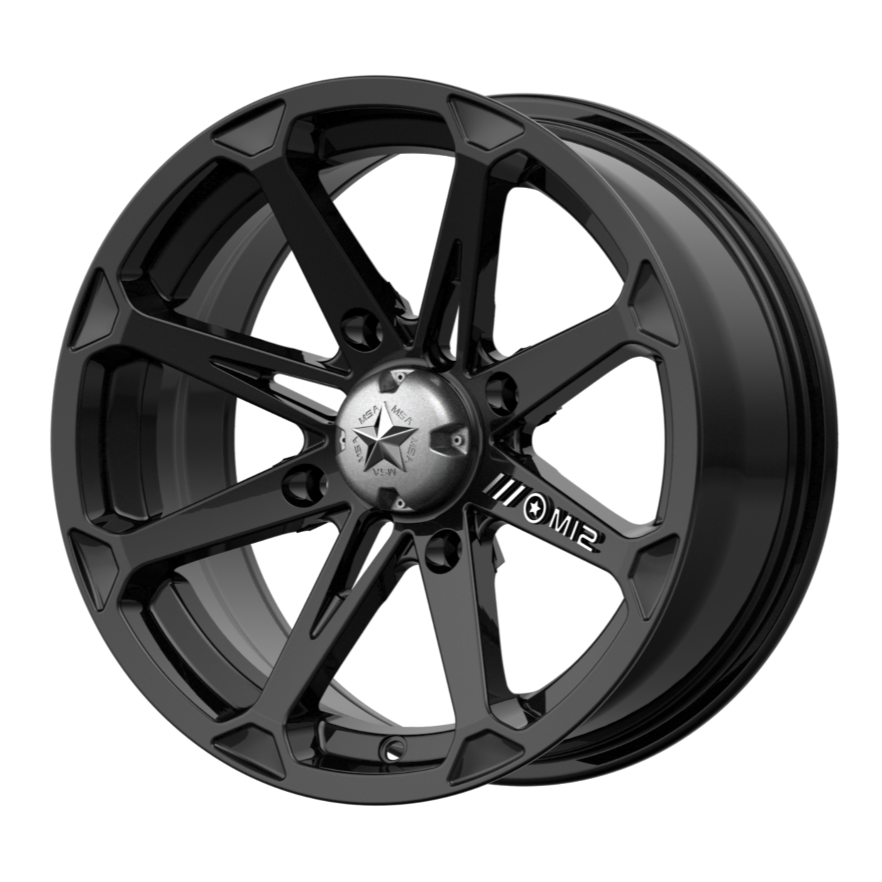 MSA Offroad Wheels M12 DIESEL 14x7 -47 4x110/4x110 Gloss Black