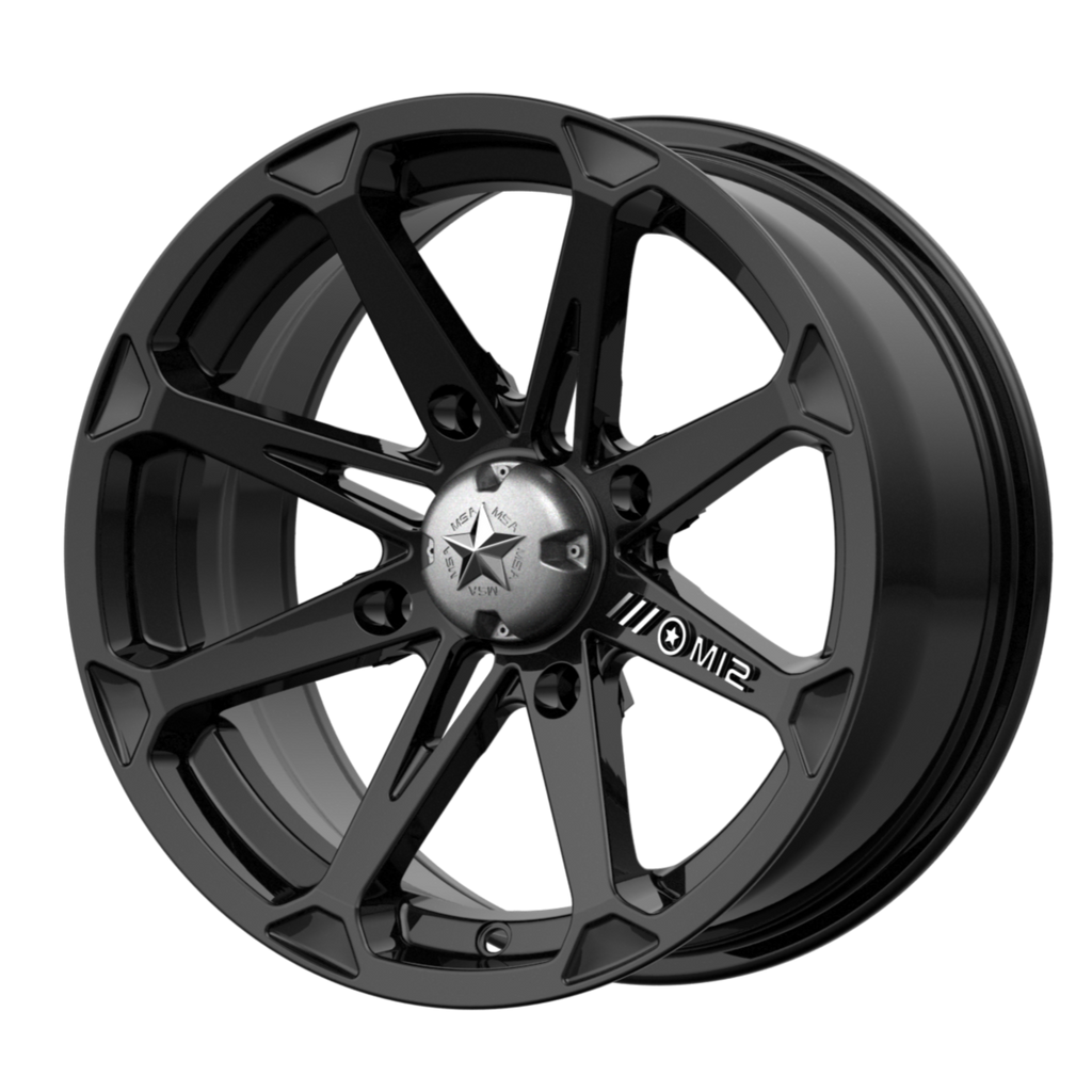MSA Offroad Wheels M12 DIESEL 14x7 10 4x137/4x137 Gloss Black
