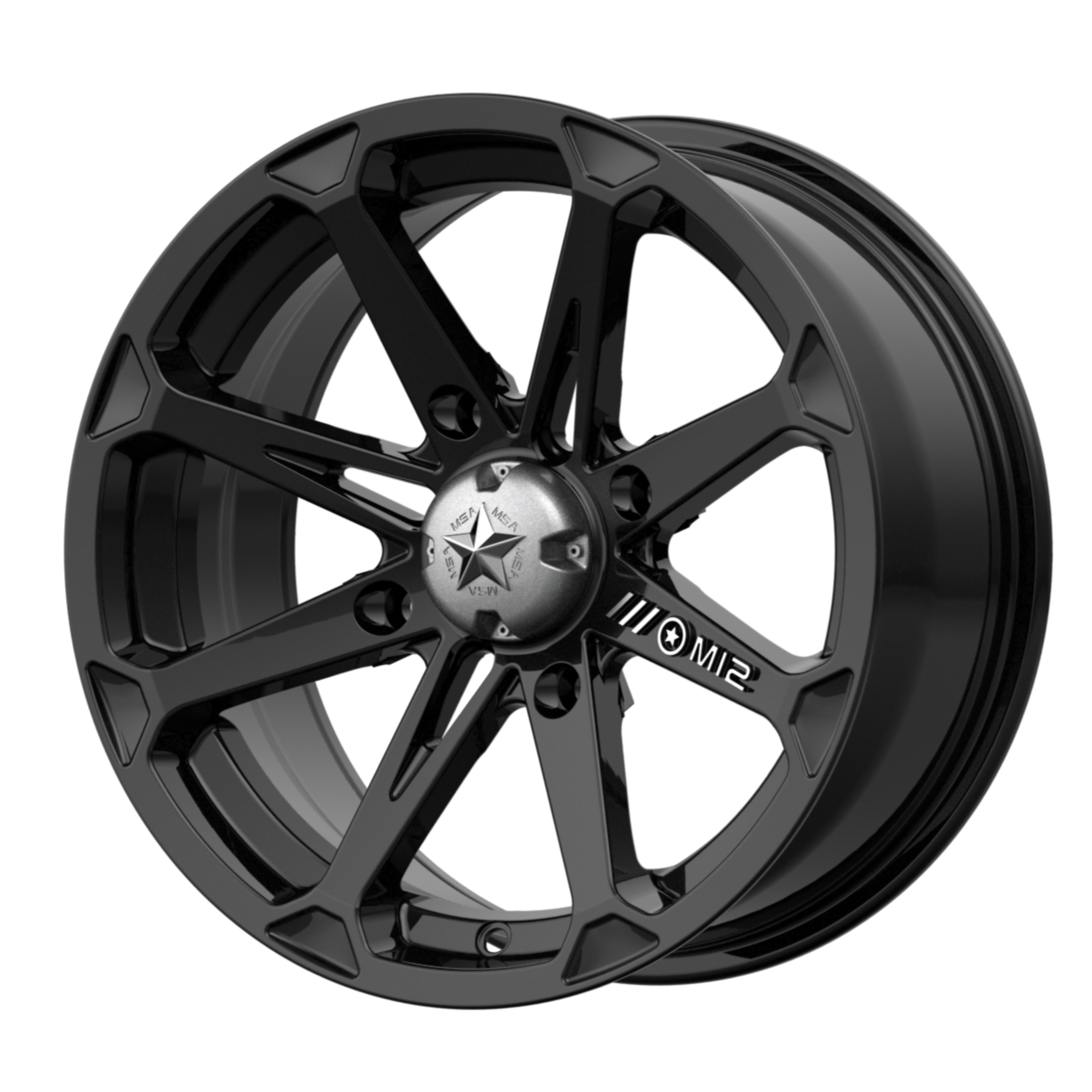 MSA Offroad Wheels M12 DIESEL 14x7 10 4x137/4x137 Gloss Black