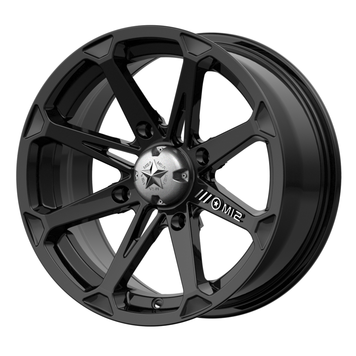 MSA Offroad Wheels M12 DIESEL 14x7 10 4x156/4x156 Gloss Black