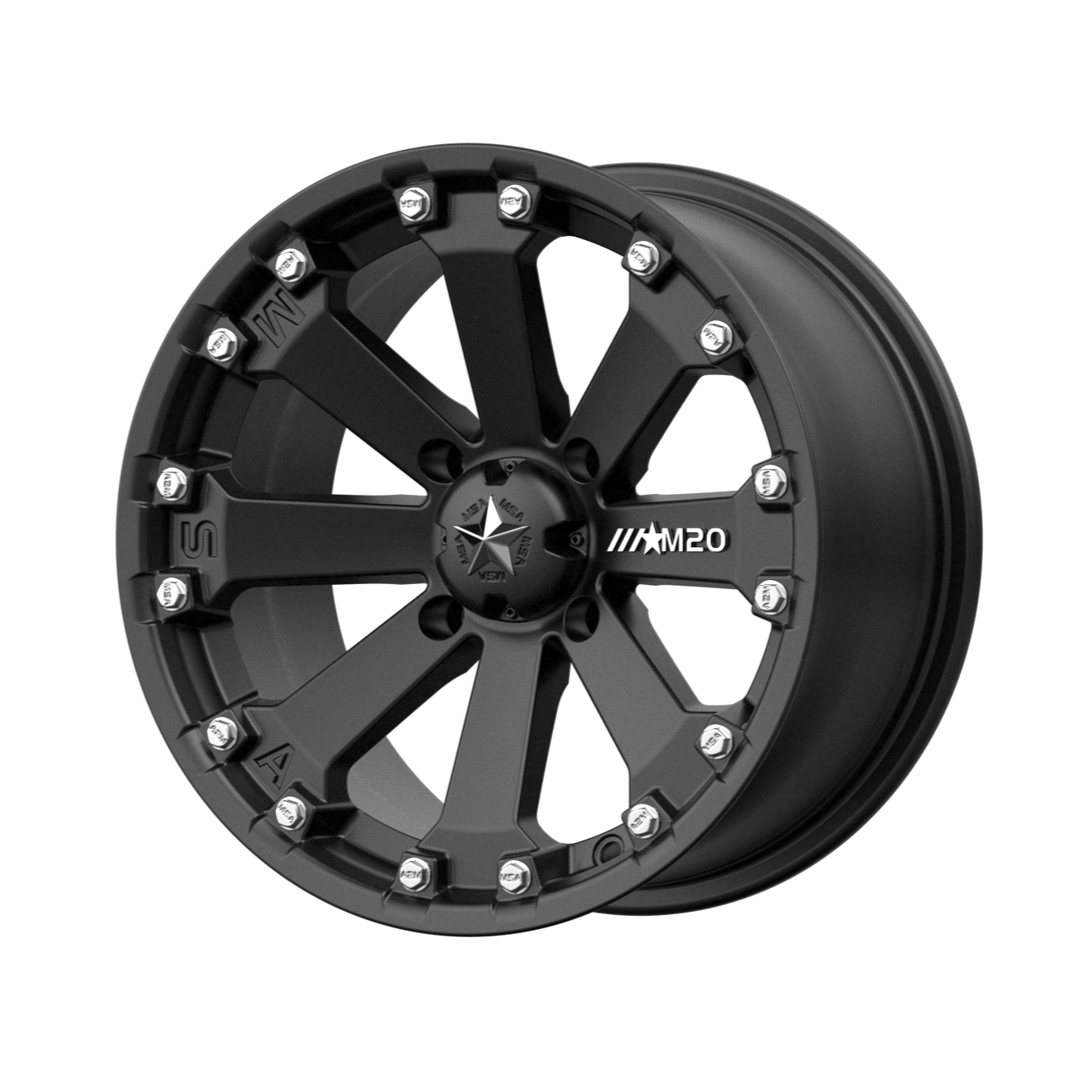 MSA Offroad Wheels M20 KORE 14x7 -52 4x110/4x110 Satin Black