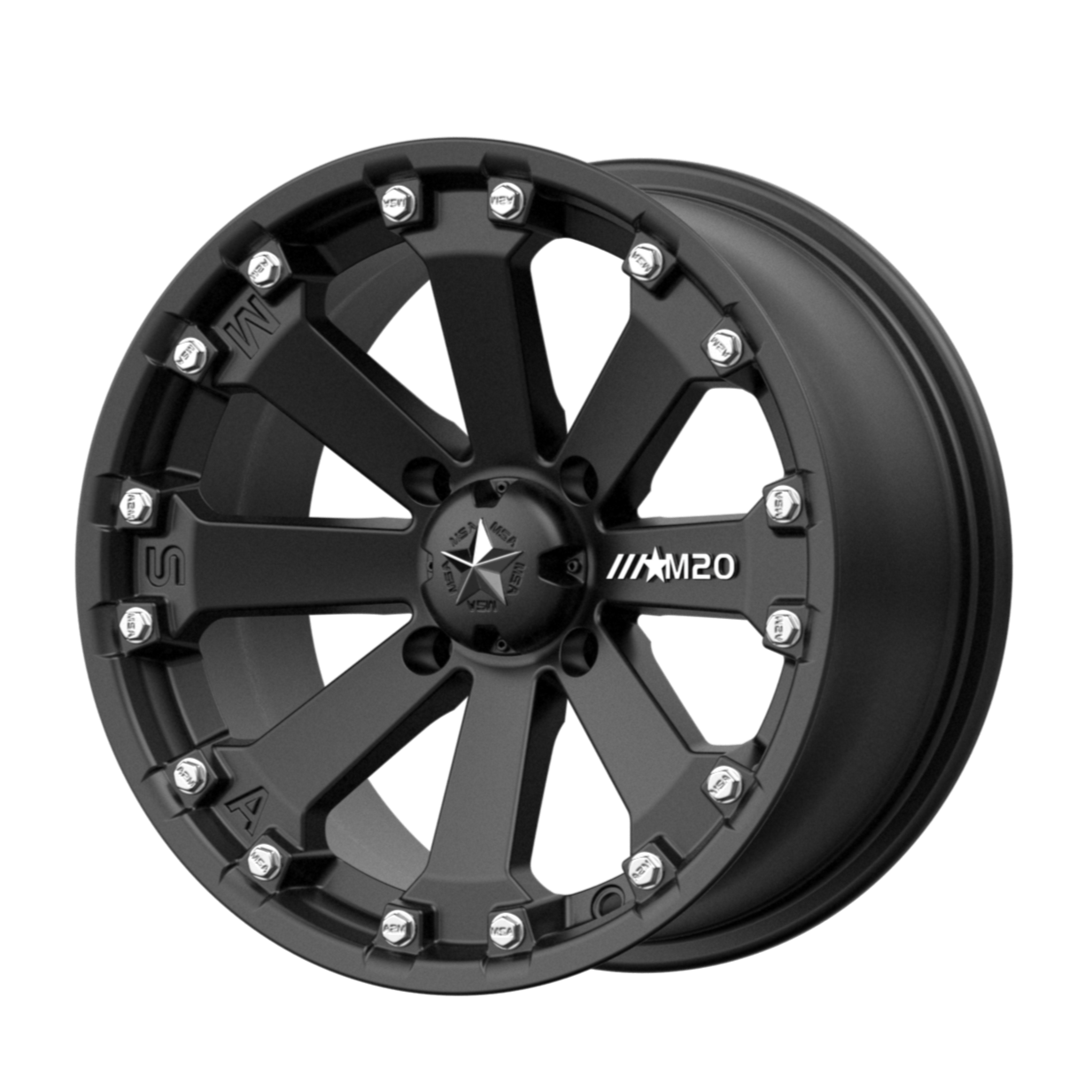 MSA Offroad Wheels M20 KORE 14x7 0 4x110/4x110 Satin Black