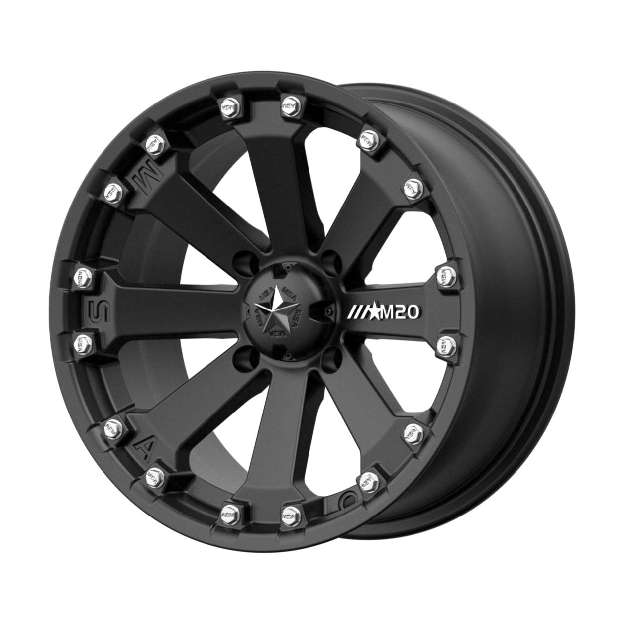 MSA Offroad Wheels M20 KORE 14x7 0 4x137/4x137 Satin Black