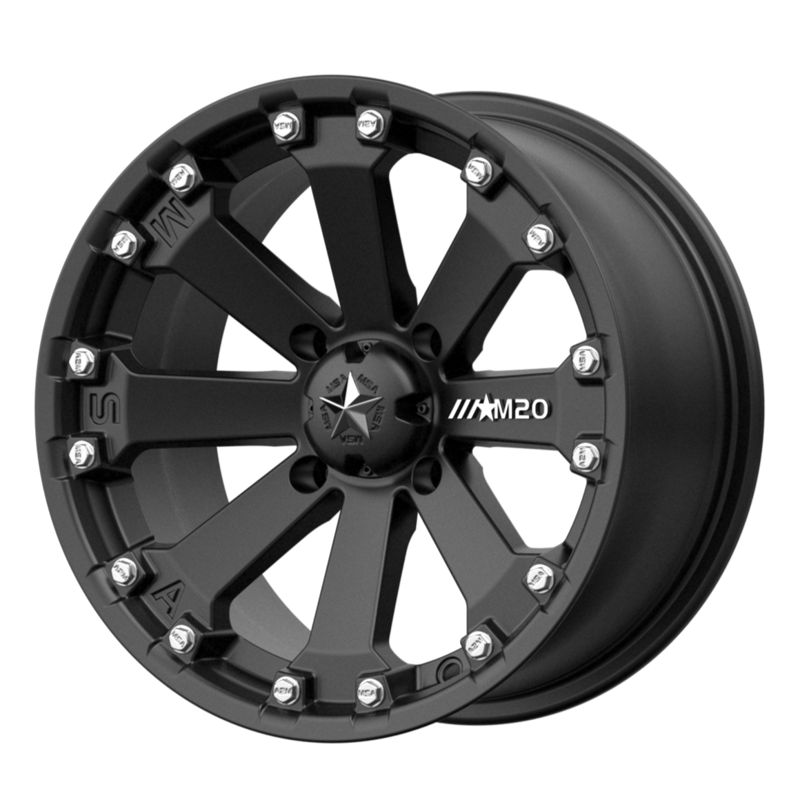 MSA Offroad Wheels M20 KORE 14x7 0 4x156/4x156 Satin Black