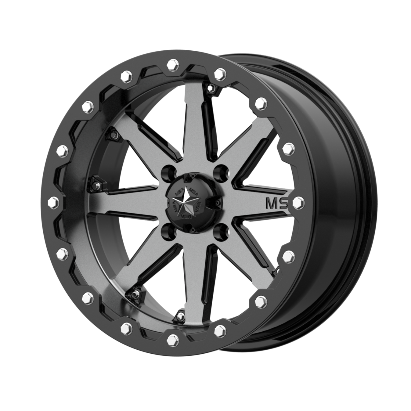 MSA Offroad Wheels M21 LOK 14x7 0 4x156/4x156 Charcoal Tint