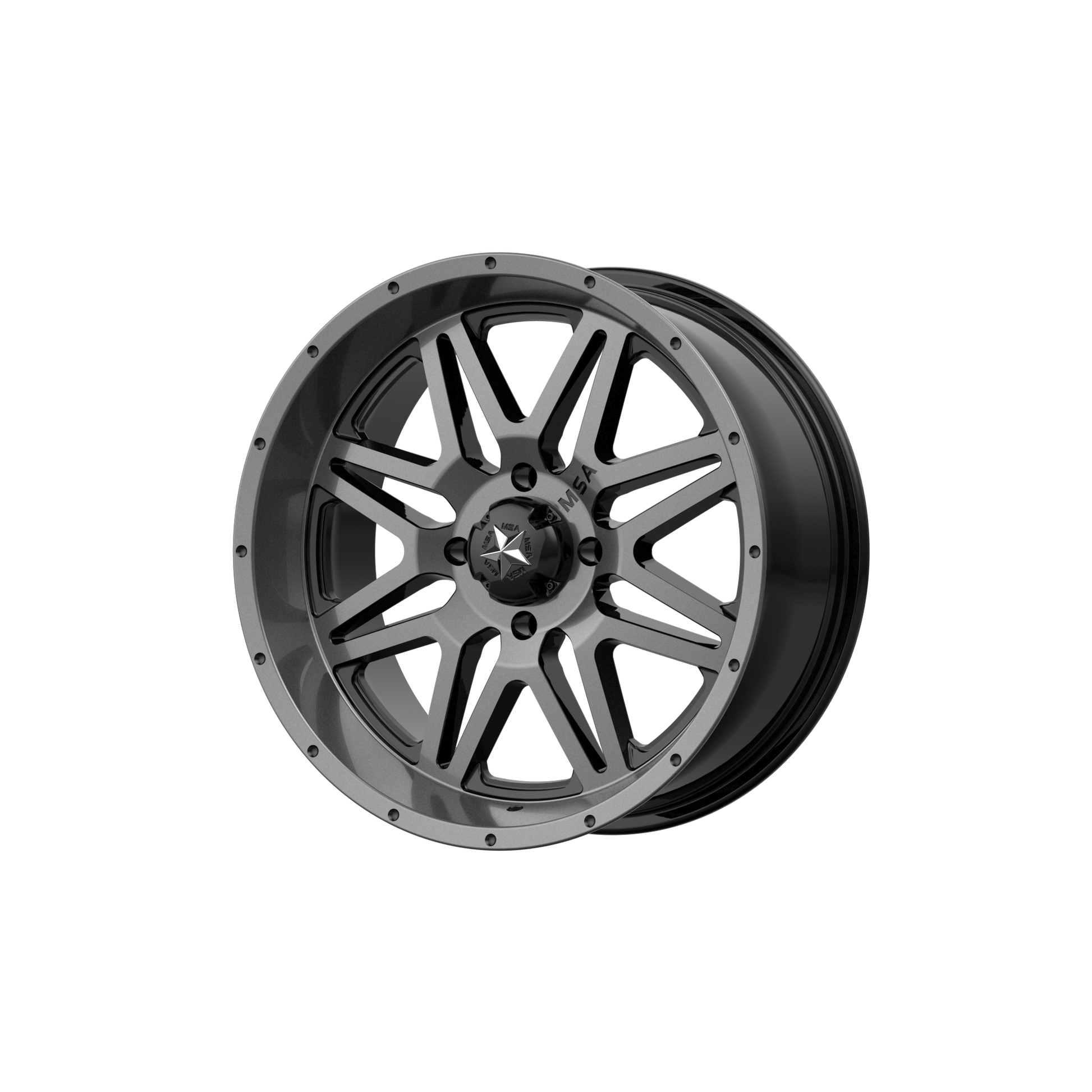 MSA Offroad Wheels M26 VIBE 14x7 0 4x156/4x156 Dark Tint
