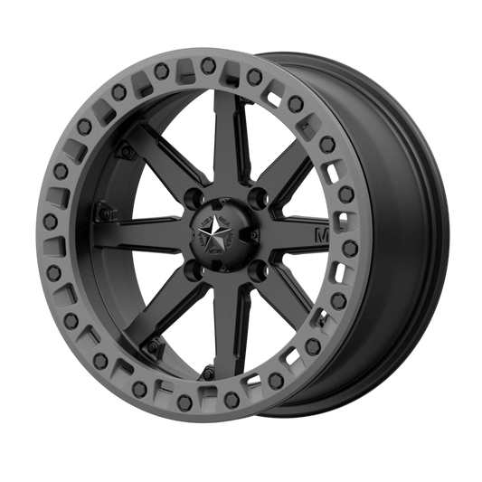 MSA Offroad Wheels M31 LOK2 14x7 0 4x156/4x156 Satin Black Matte Gray Ring
