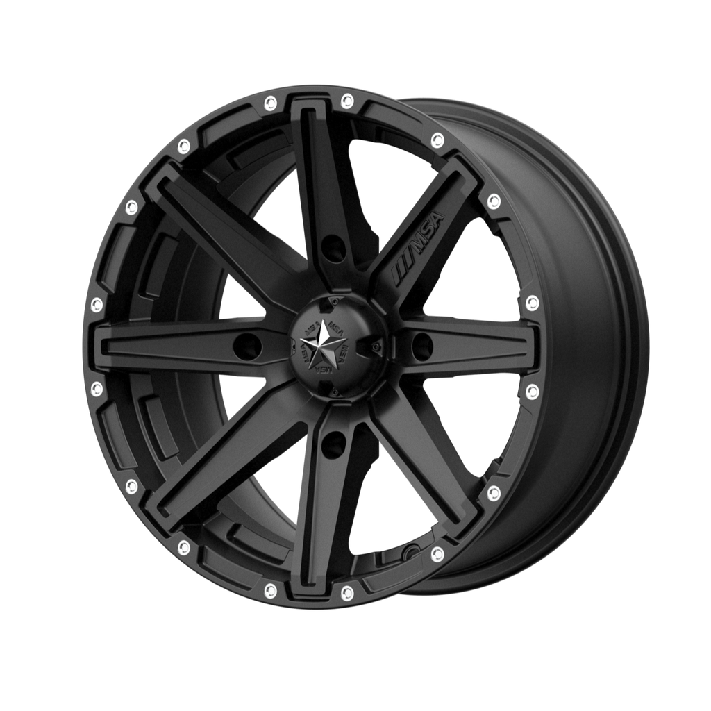 MSA Offroad Wheels M33 CLUTCH 16x7 10 4x156/4x156 Satin Black