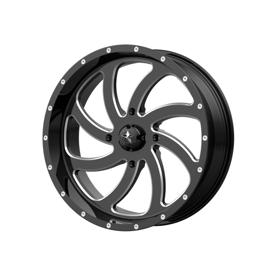 MSA Offroad Wheels M36 SWITCH 20x7 0 4x137/4x137 Gloss Black Milled