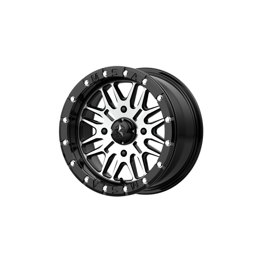 MSA Offroad Wheels M37 BRUTE BEADLOCK 15x7 10 4x156/4x156 Gloss Black Machined