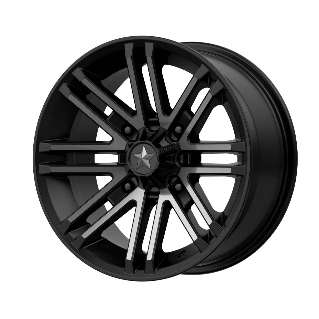 MSA Offroad Wheels M40 ROGUE 15x7 10 4x137/4x137 Satin Black Titanium Tint