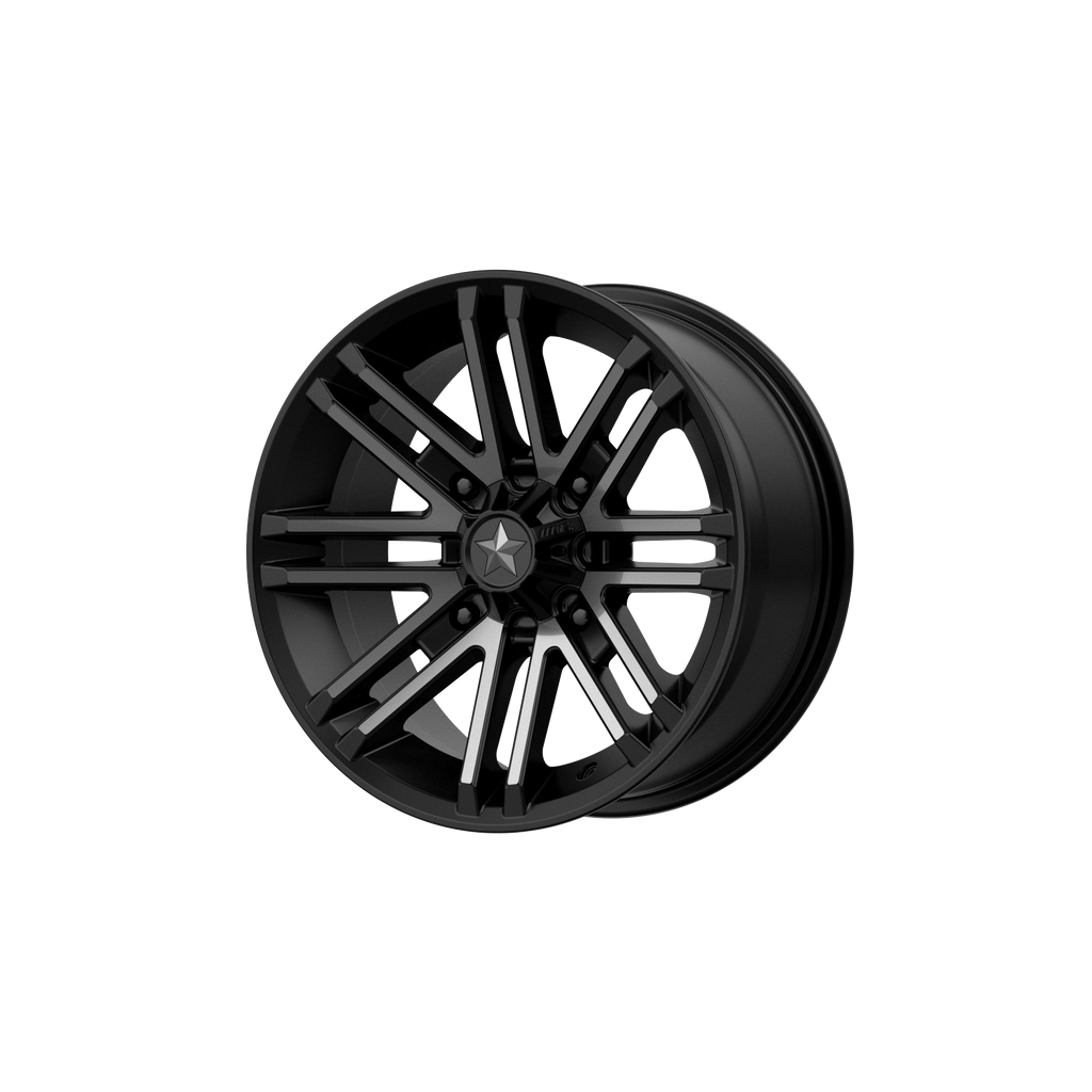 MSA Offroad Wheels M40 ROGUE 14x7 10 4x156/4x156 Satin Black Titanium Tint