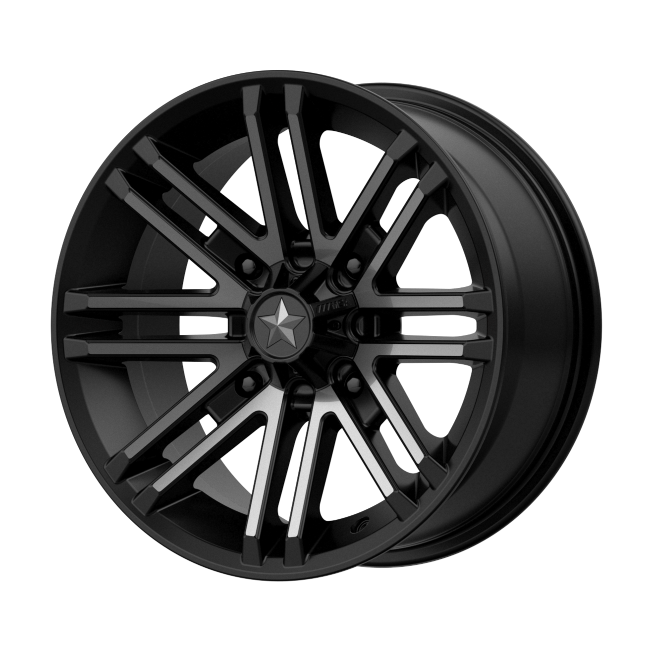 MSA Offroad Wheels M40 ROGUE 14x7 10 4x110/4x110 Satin Black Titanium Tint