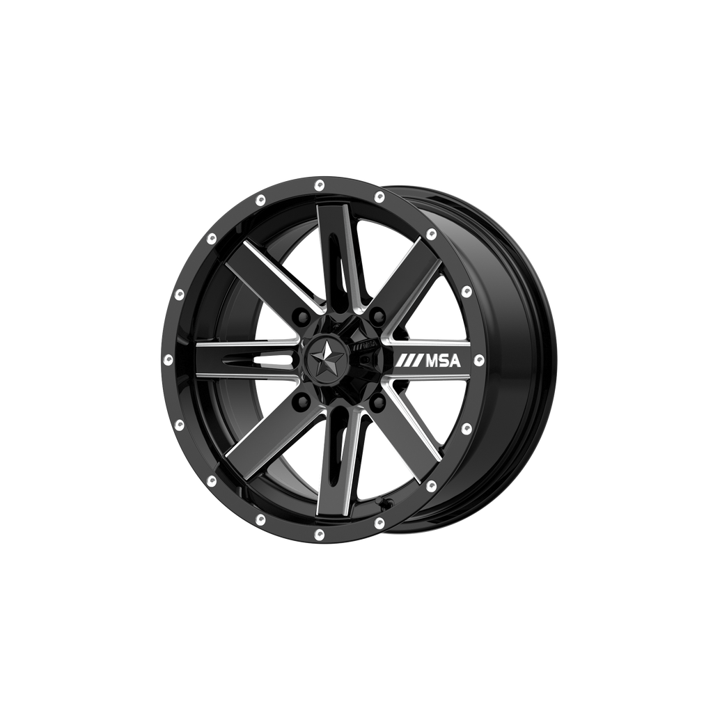 MSA Offroad Wheels M41 BOXER 18x7 10 4x156/4x156 Gloss Black Milled