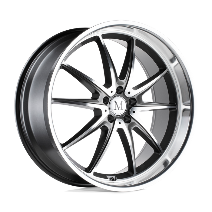 Mandrus ARGENT 19X9.5 29 5X112/5X112 GLOSS GUNMETAL W/ MIRROR CUT FACE