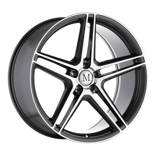 Mandrus BREMEN 20X10 25 5X112/5X112 GLOSS GUNMETAL W/ MIRROR CUT FACE