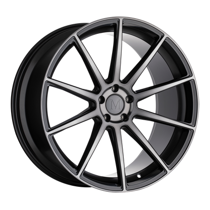 Mandrus KLASS 19X9.5 29 5X112/5X112 GLOSS GUNMETAL W/ MACHINED TINTED FACE