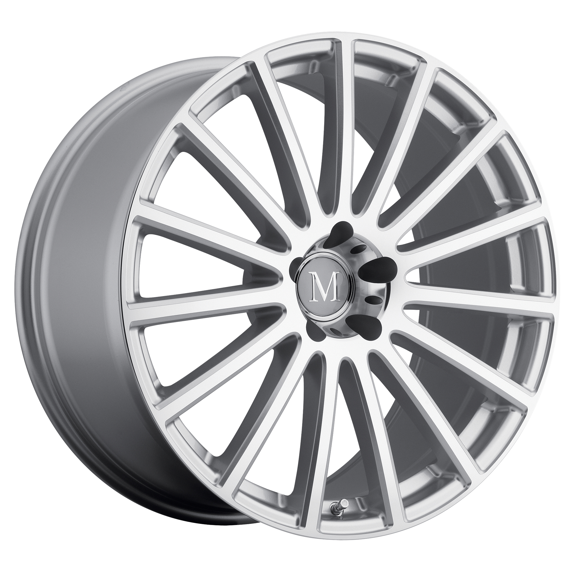 Mandrus ROTEC 17X9 32 5X112/5X112 SILVER W/ MIRROR CUT FACE