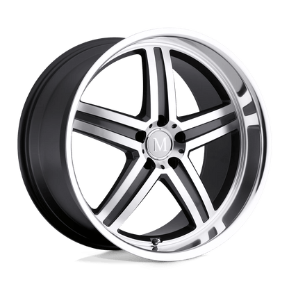 Mandrus MANNHEIM 17X8 32 5X112/5X112 GUNMETAL W/ MIRROR CUT FACE & LIP