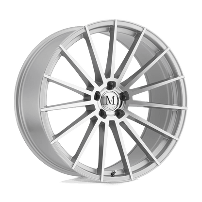 Mandrus STIRLING 17X8 42 5X112/5X112 SILVER W/ MIRROR CUT FACE