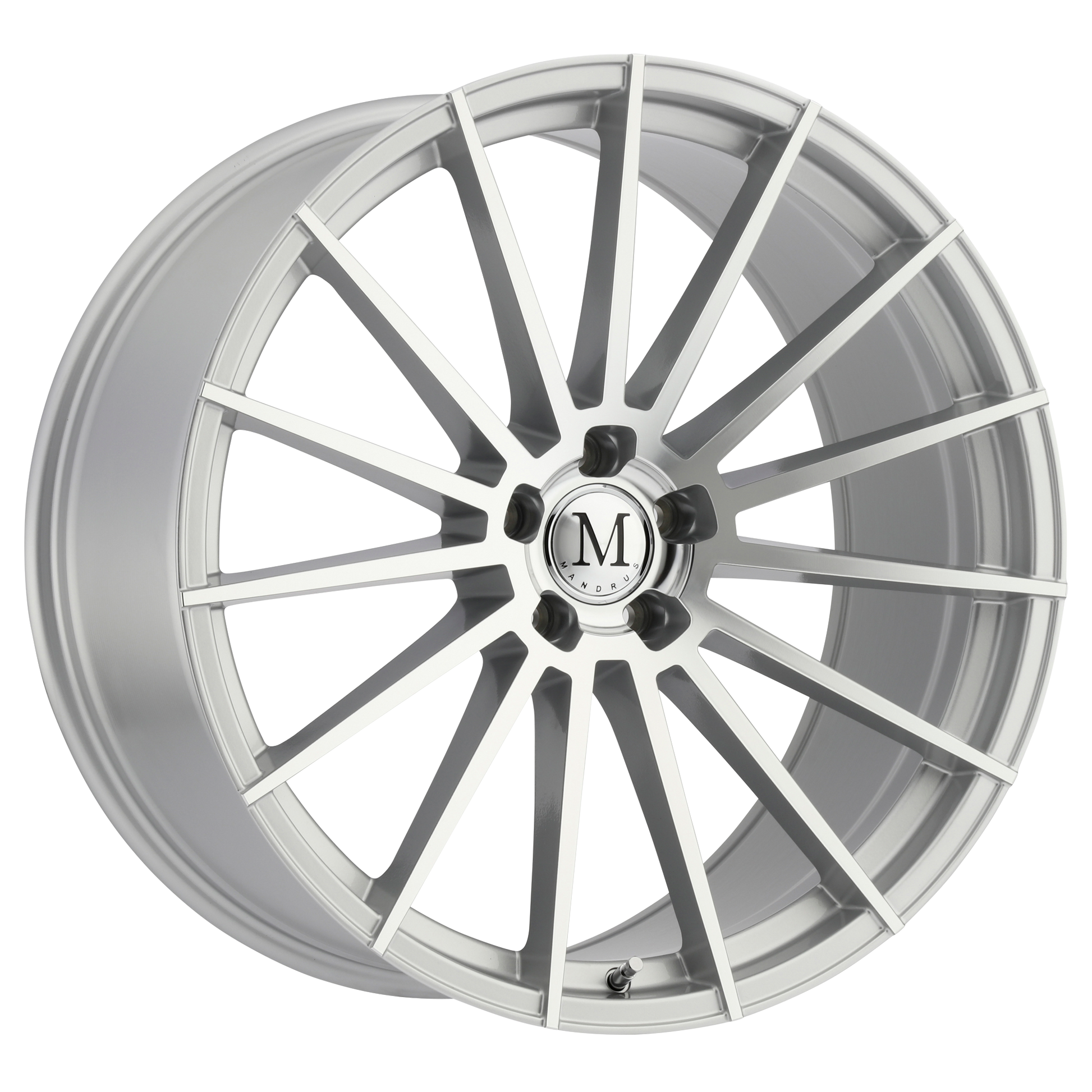 Mandrus STIRLING 22X11.5 32 5X112/5X112 SILVER W/ MIRROR CUT FACE