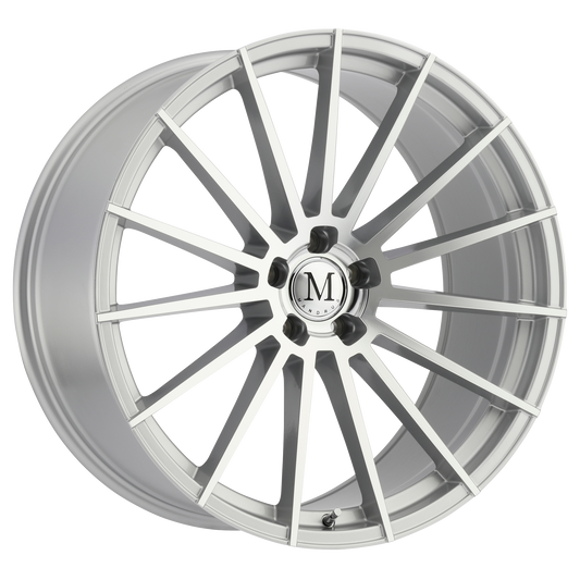 Mandrus STIRLING 22X11.5 32 5X112/5X112 SILVER W/ MIRROR CUT FACE
