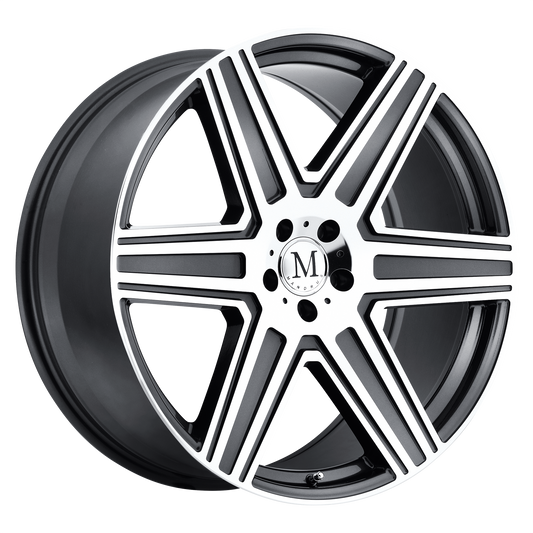 Mandrus ATLAS 20X10 25 5X112/5X112 GUNMETAL W/ MIRROR CUT FACE & LIP