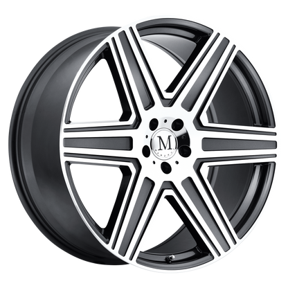 Mandrus ATLAS 18X8 52 6X130/6X130 GUNMETAL W/ MIRROR CUT FACE & LIP