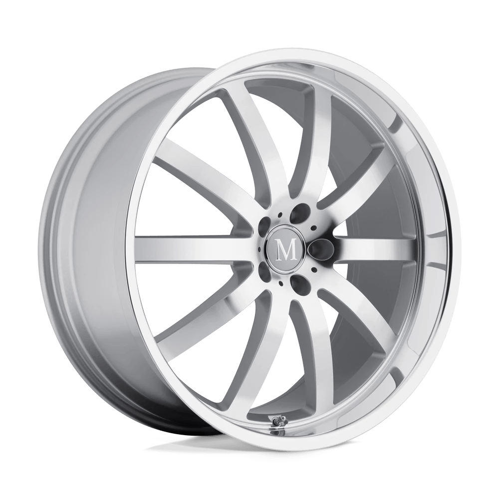Mandrus WILHELM 17X8 32 5X112/5X112 SILVER W/ MIRROR CUT FACE & LIP